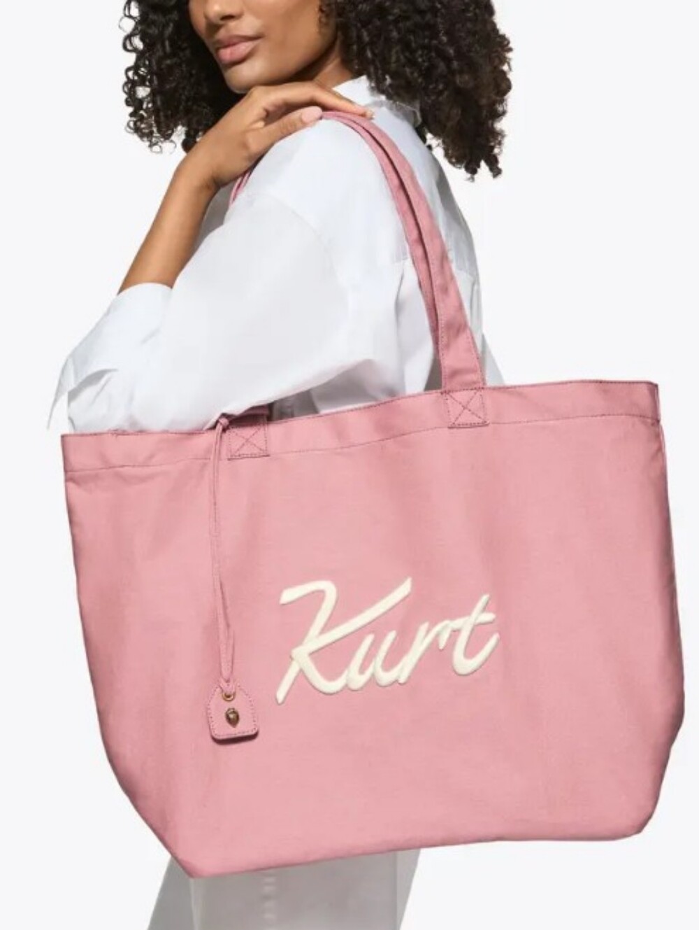 Kurt Geiger-Cabana Large Kurt Tote Bag (Pink 🩷)
